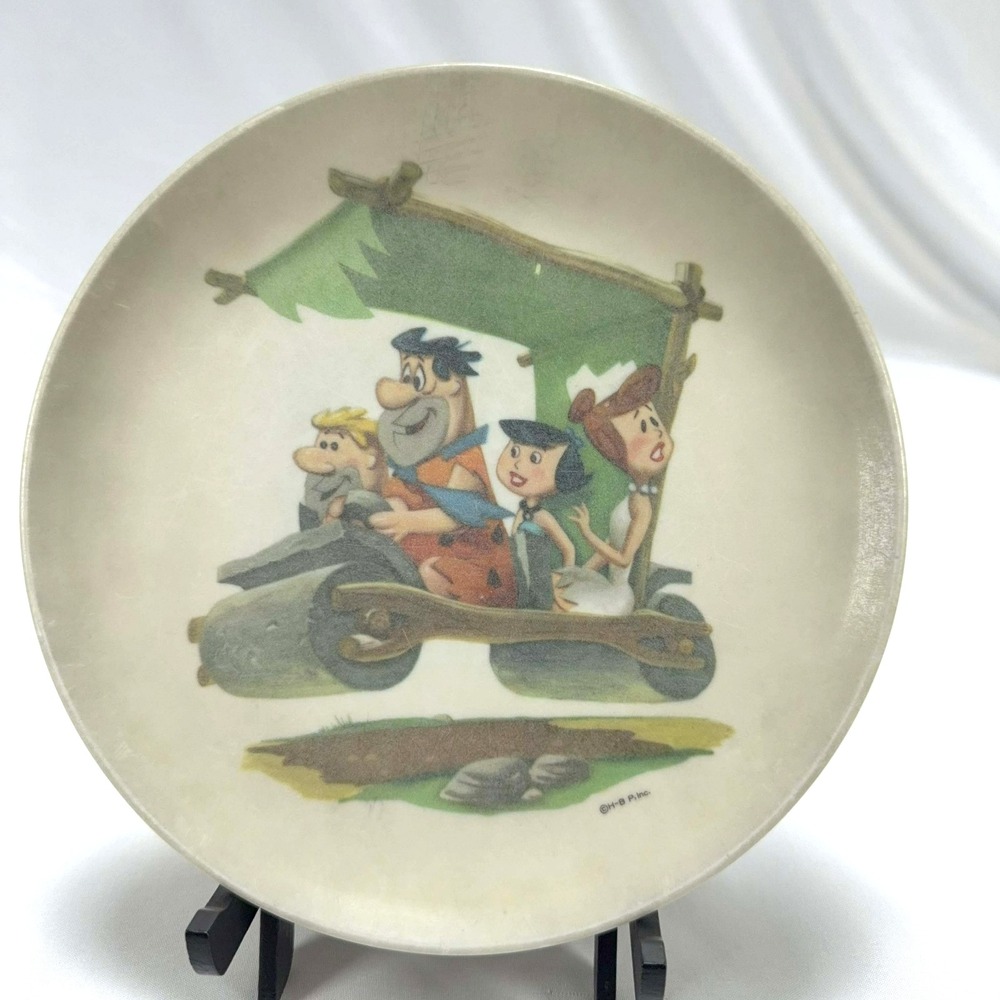 Flintstones 1960s Melmac Dinner Plate 8202-8 Boonton Molding Hanna-Barbera